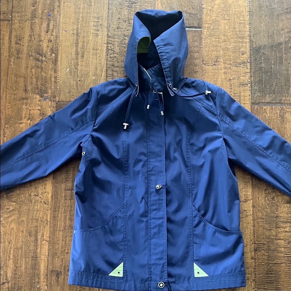 Mackintosh Woman’s Blue Wind Breaker Jacket Sz Large